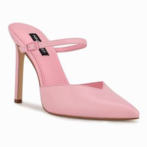 Nine West Tips Heel Mules Roze Nederland | EXF-135087